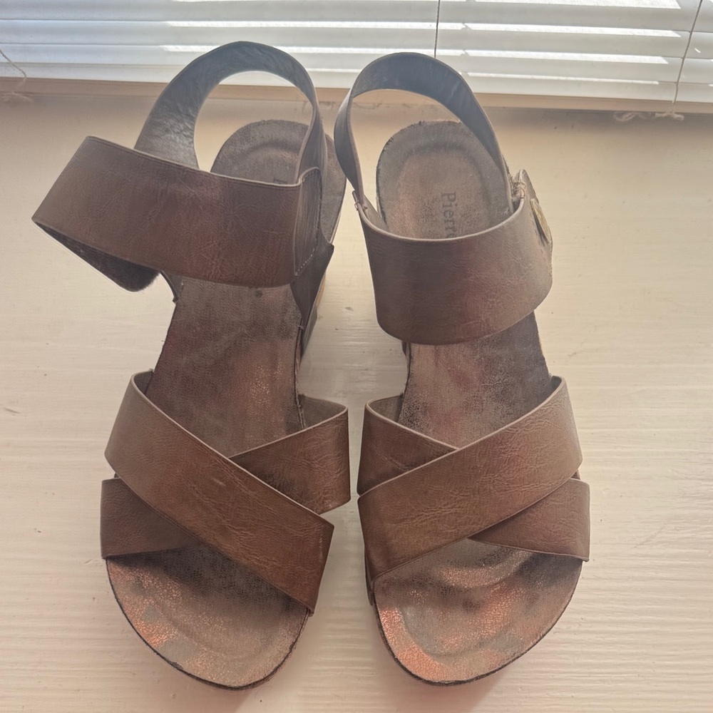 Brown Strappy Sandals